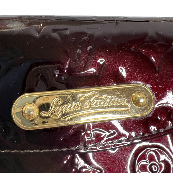 Louis Vuitton Sunset Boulevard Vernis Amarante envelope clutch removable strap - Picture 7 of 10